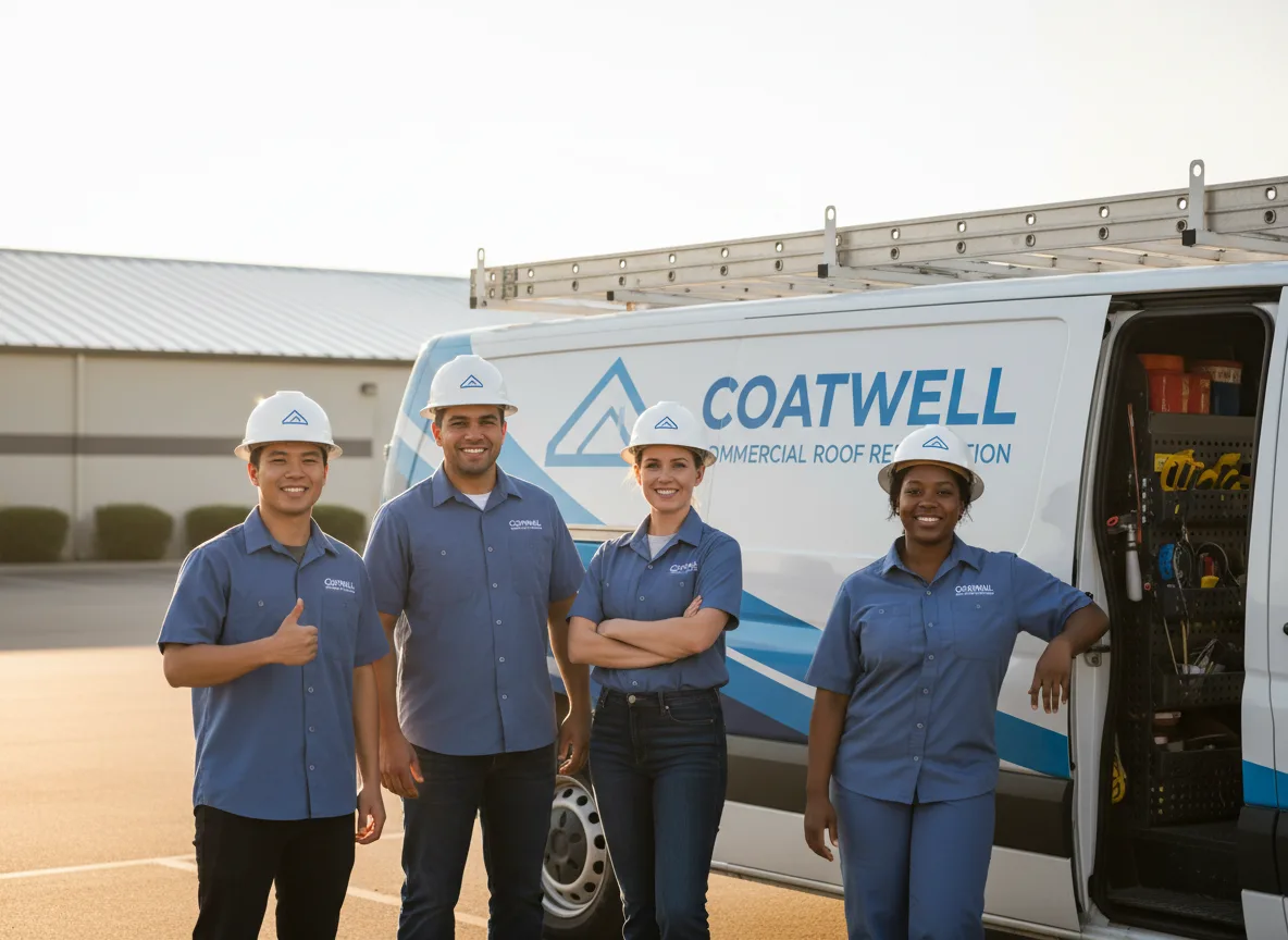 Commercial roof coating company in Mountain View, OK